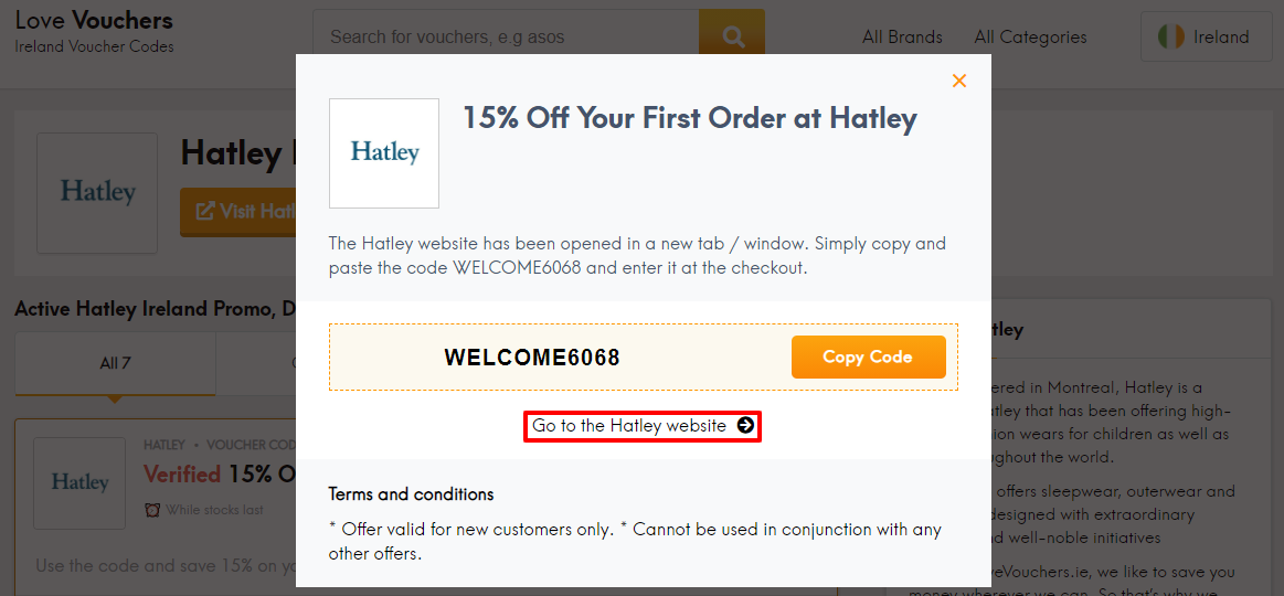 Hatley Offer IE
