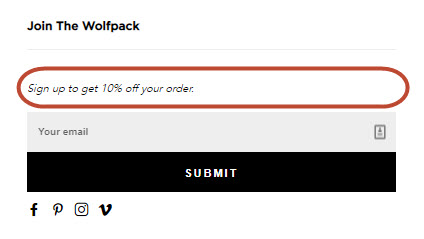 wolven-email-signup-10-percent-off