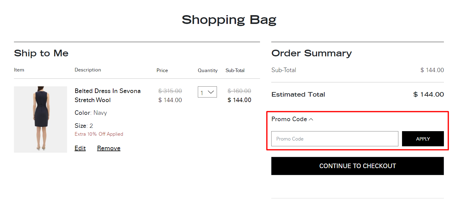 How do I use my Theory Outlet coupon code?