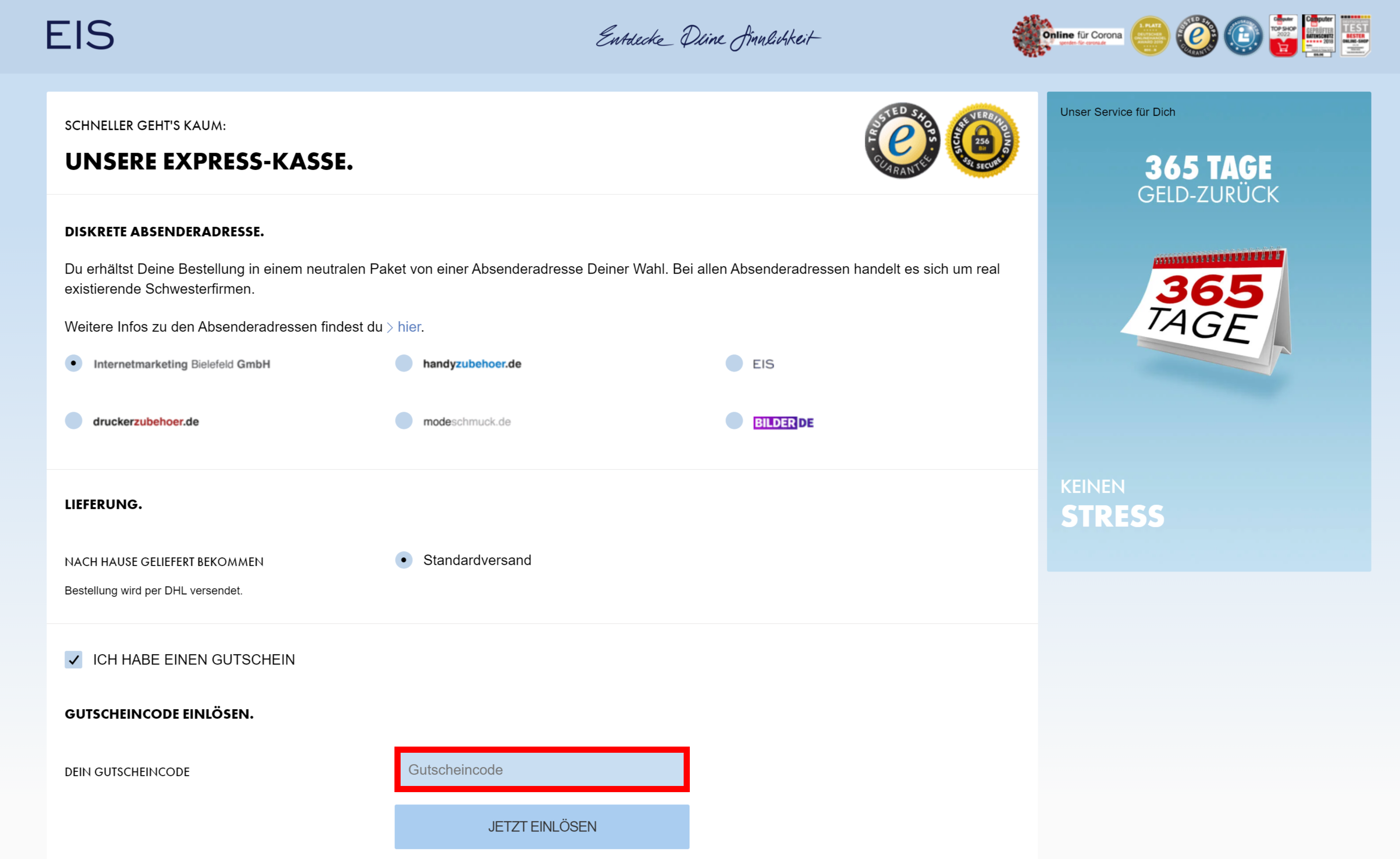 EISCheckout