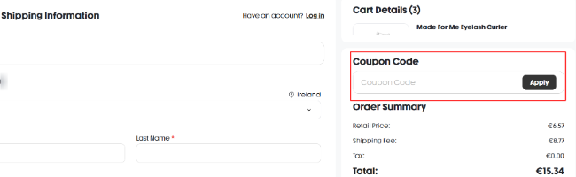 {brnd} discount offer code for customers to use