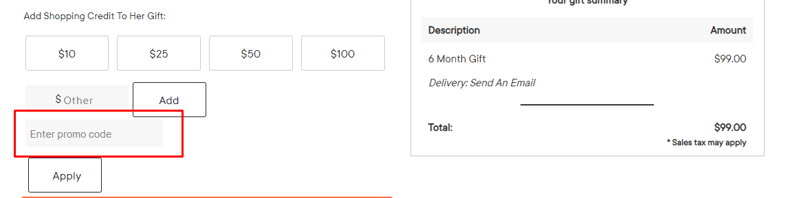 How do I use my Rocksbox promo code?