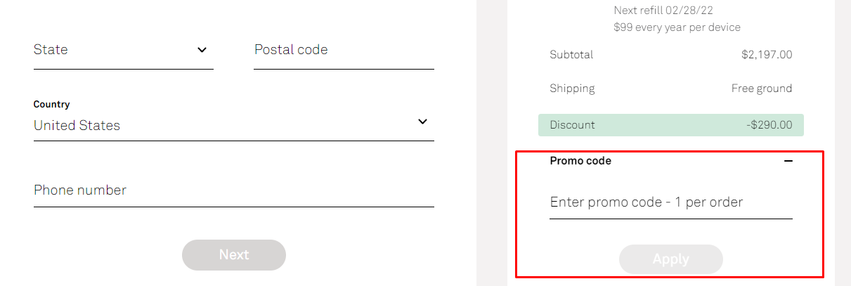 How do I use my Molekule promo code?