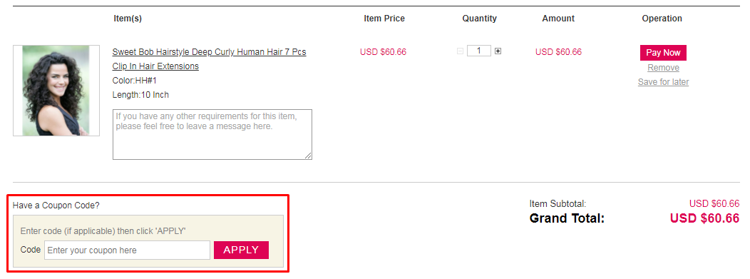 How do I use my Wigsbuy coupon code?