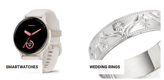 Shop for smart watches and wedding rings using your F.Hinds Jewellers voucher code