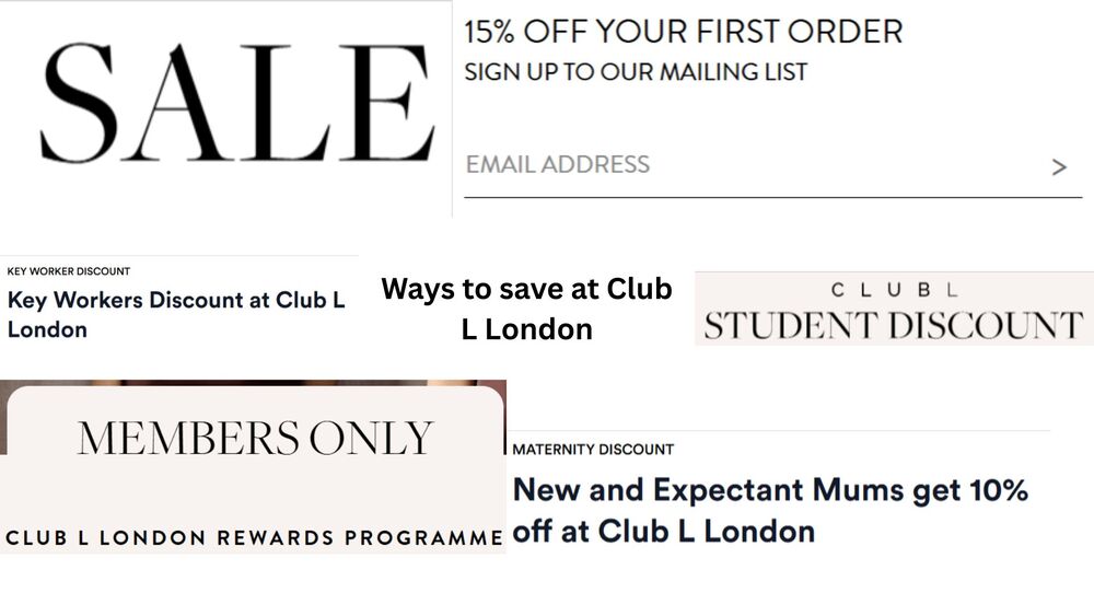 The 5 ways you can save at Club L London