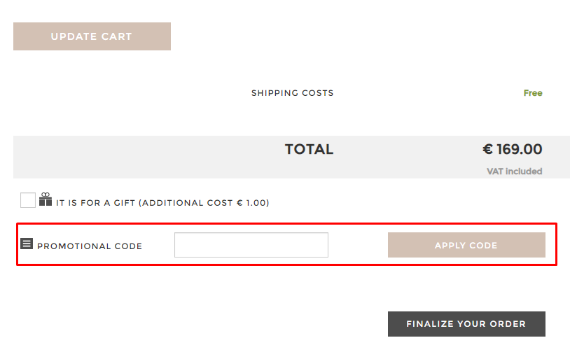 How do I use my MARTINELLI promotional code?
