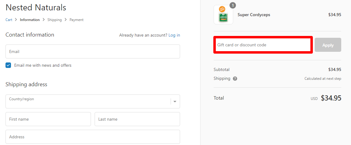 How Do I Use My Nested Naturals Promo Code?