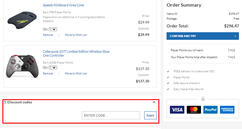 How do I use my OZGameShop coupon codes?