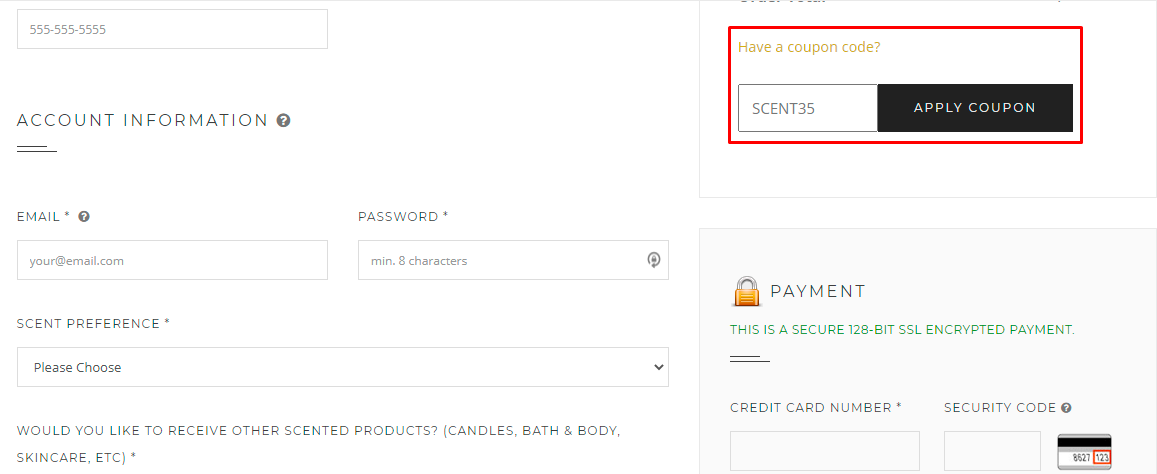 How do I use my ScentBox coupon code?