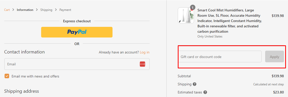 How do I use my Aicook discount code?
