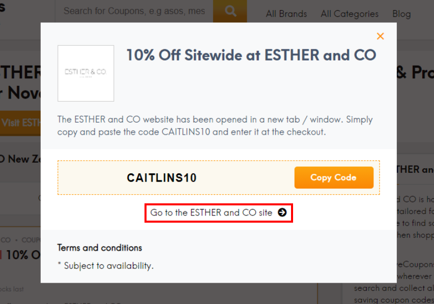 Verified 20 Off Esther & Co Coupon and Promo Codes