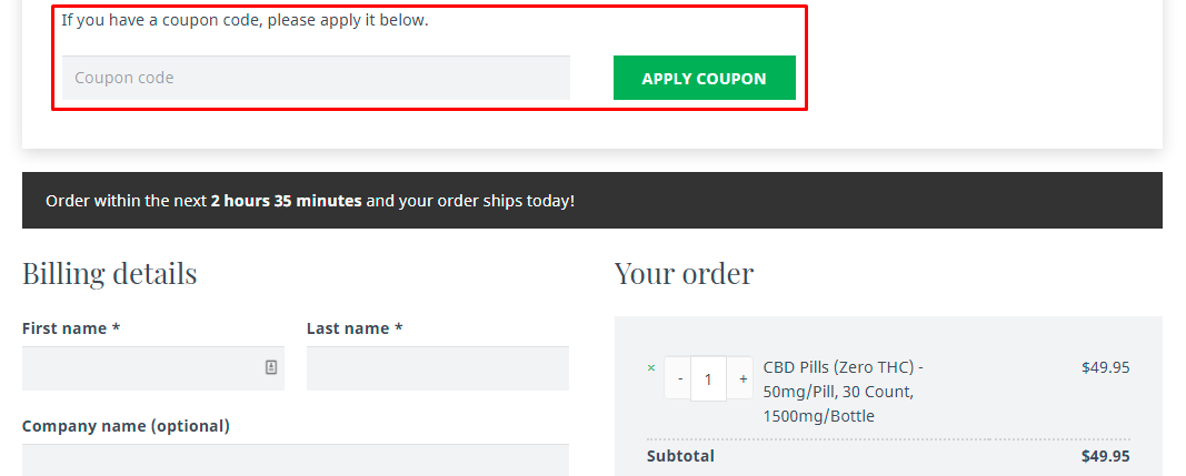 How do I use my Intrinsic Hemp coupon code?