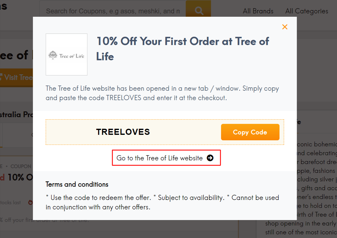 30 Off Tree of Life Coupon and Promo Codes August 2024