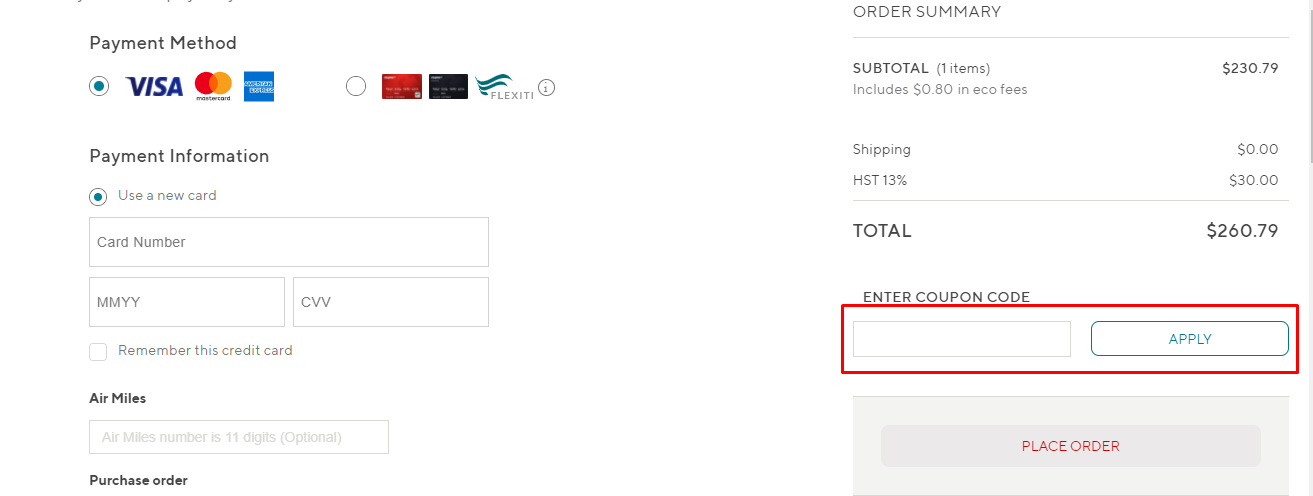 How do I use my Staples coupon code?
