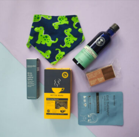 A new mother’s care package from Don't Buy Her Flowers