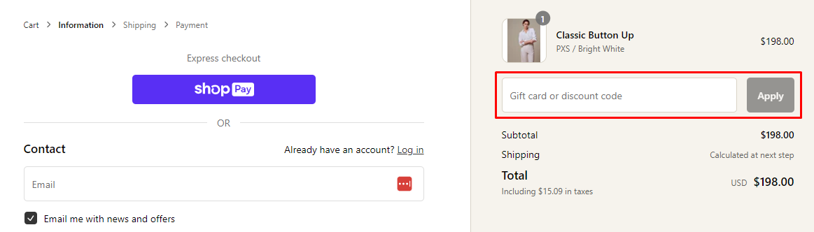 How do I use my A. PUTNAM discount code?