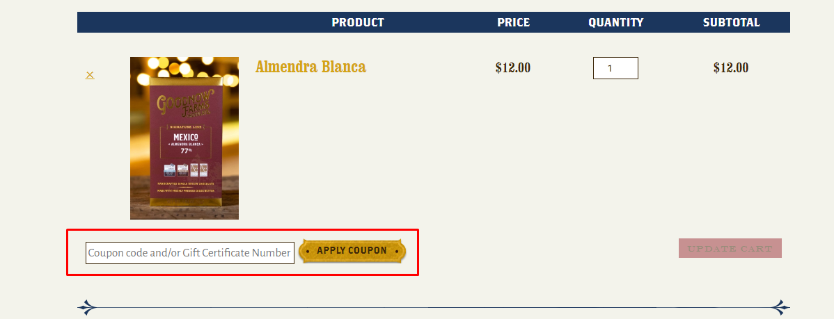 How do I use my Goodnow Farms coupon code?