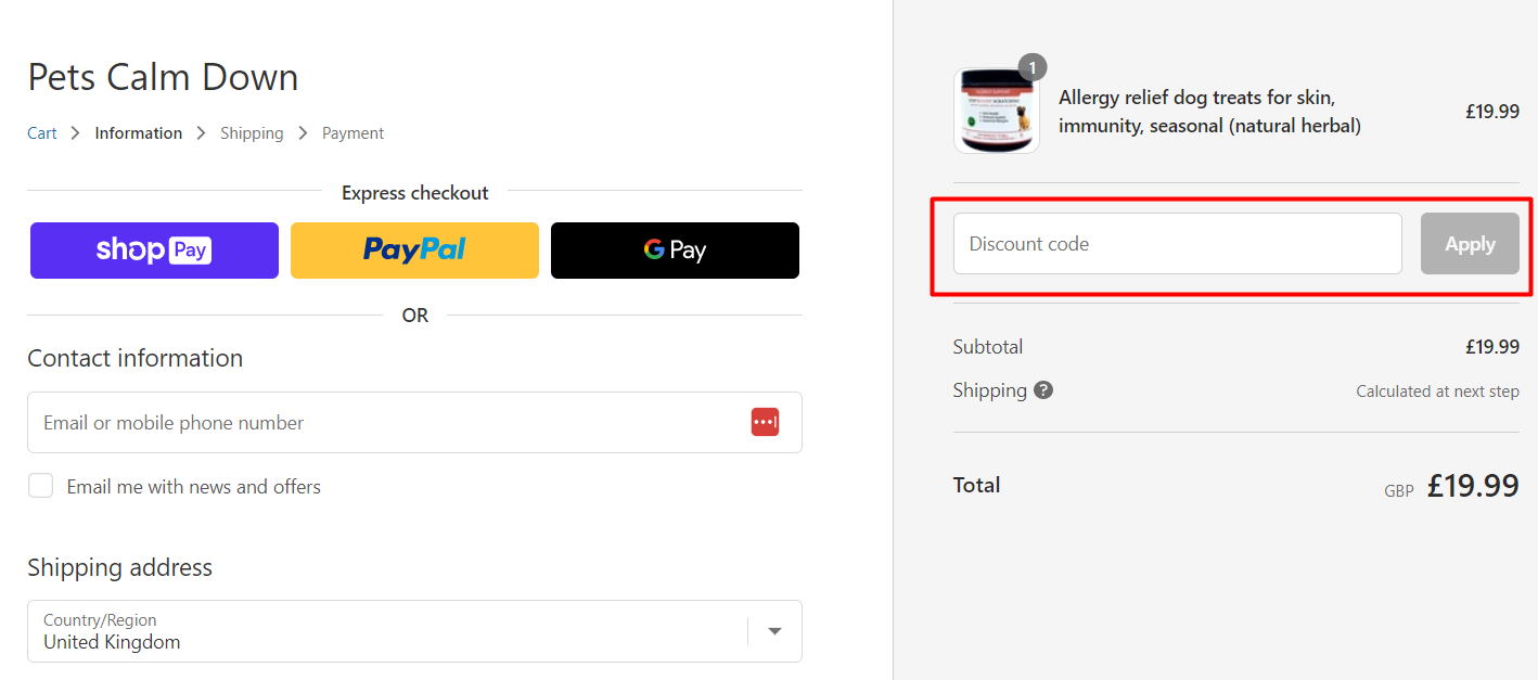 Pets Calm Down Discount Code September 2024