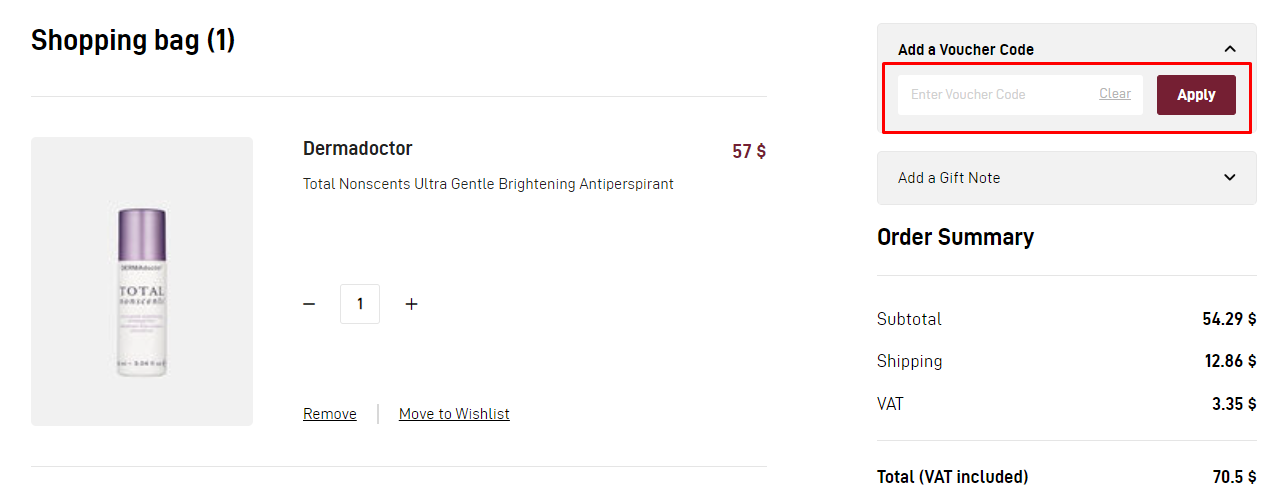 How do I use my Tryano voucher code?