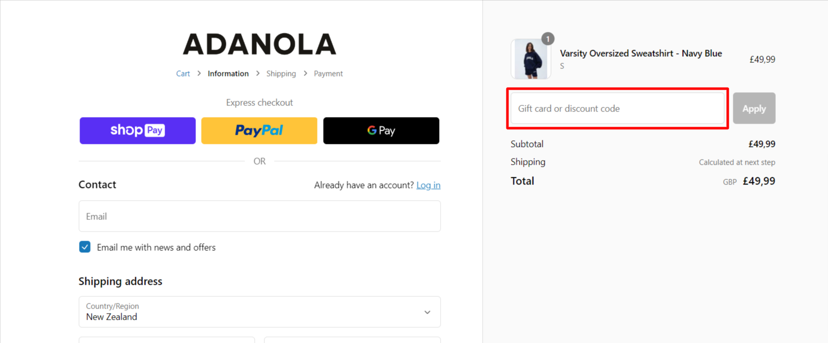 Adanola Coupon & Promo Codes February 2024