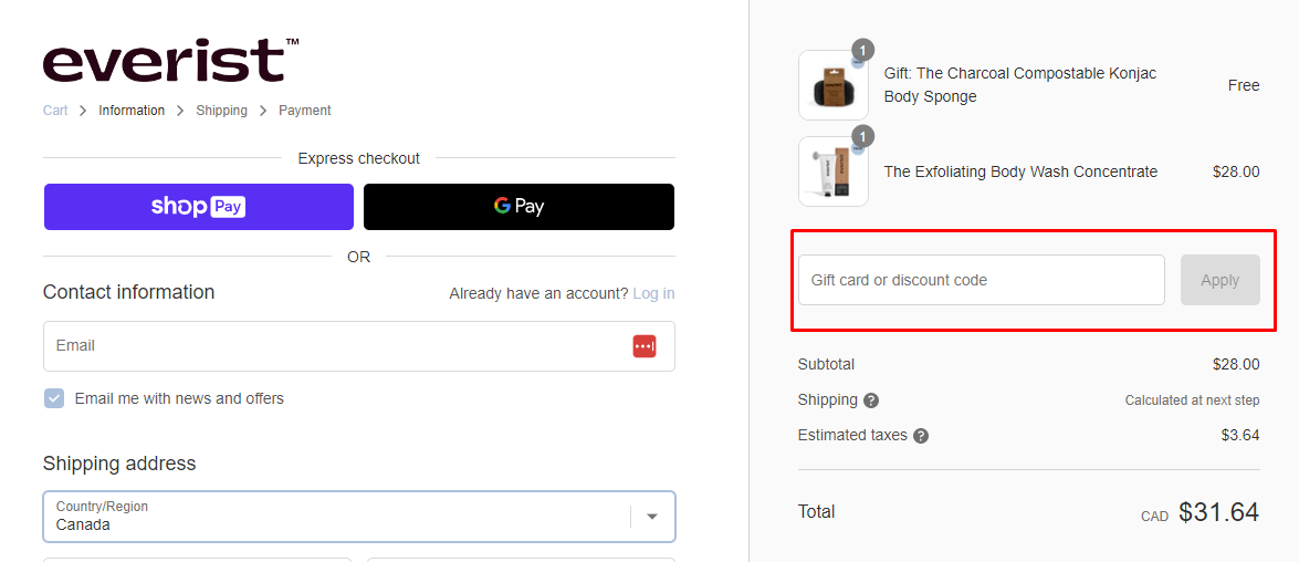 How do I use my Everist discount code?