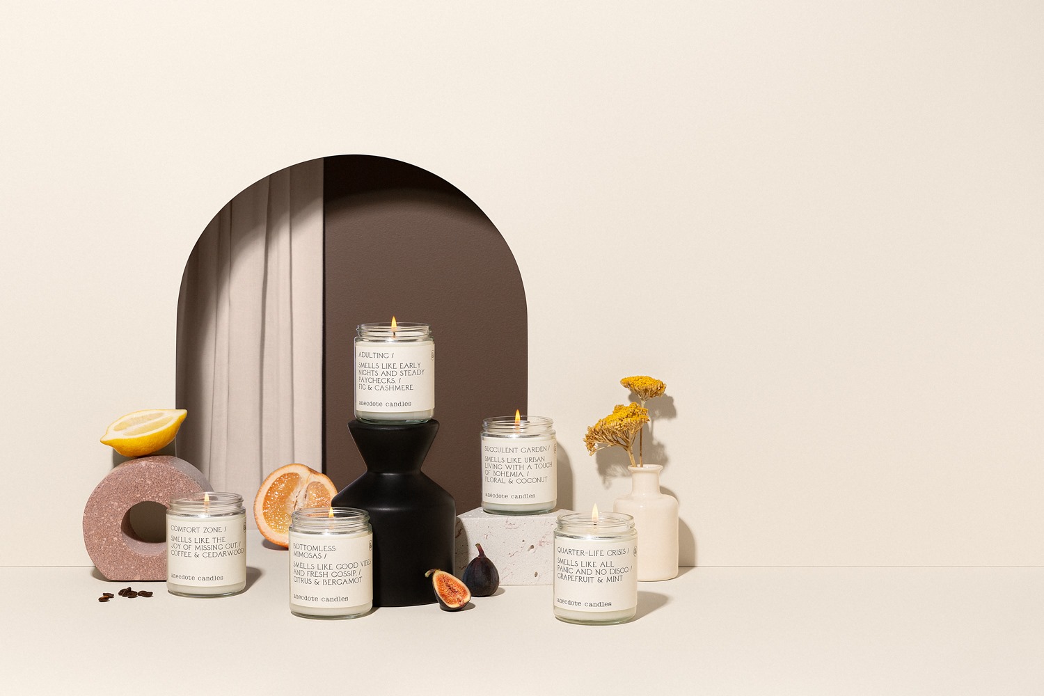About Anecdote Candles Homepage