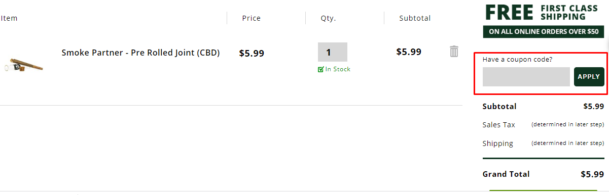 How do I use my Partnered Process coupon code?