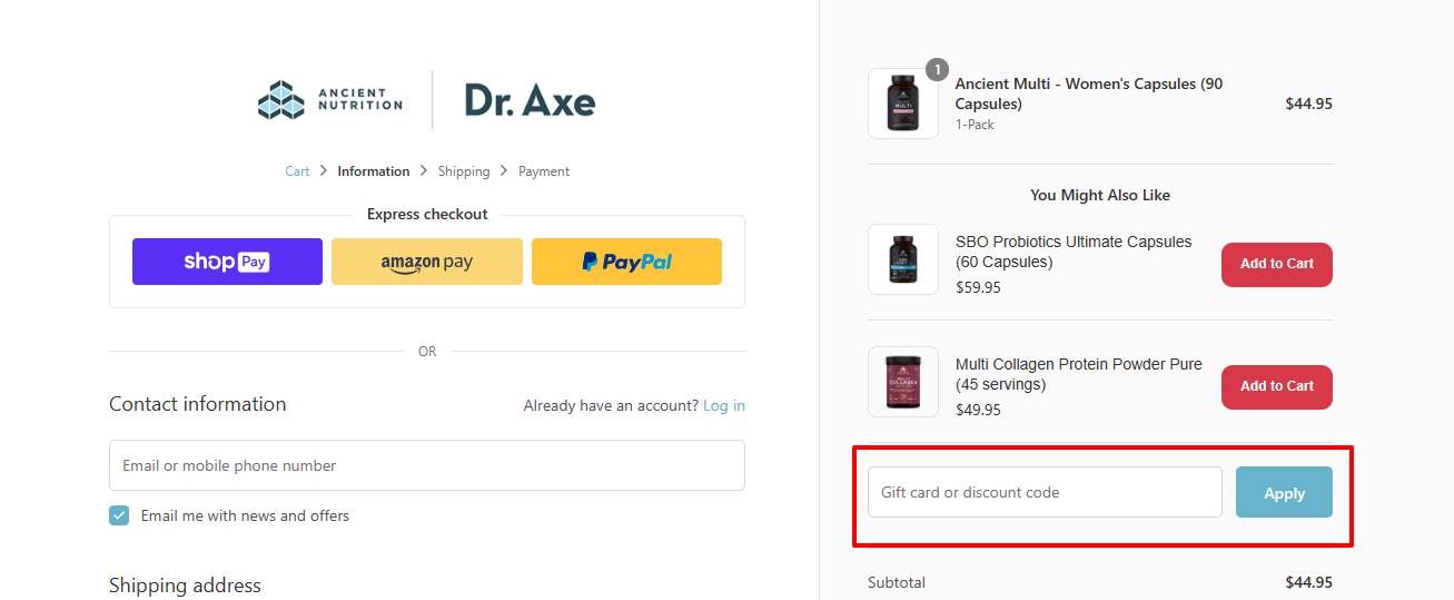 How Do I Use My Discount Code