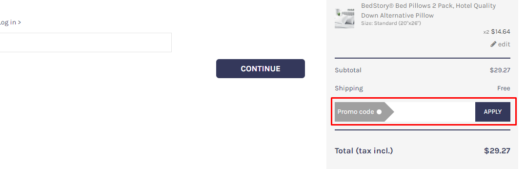 How do I use my Bed Story promo code?