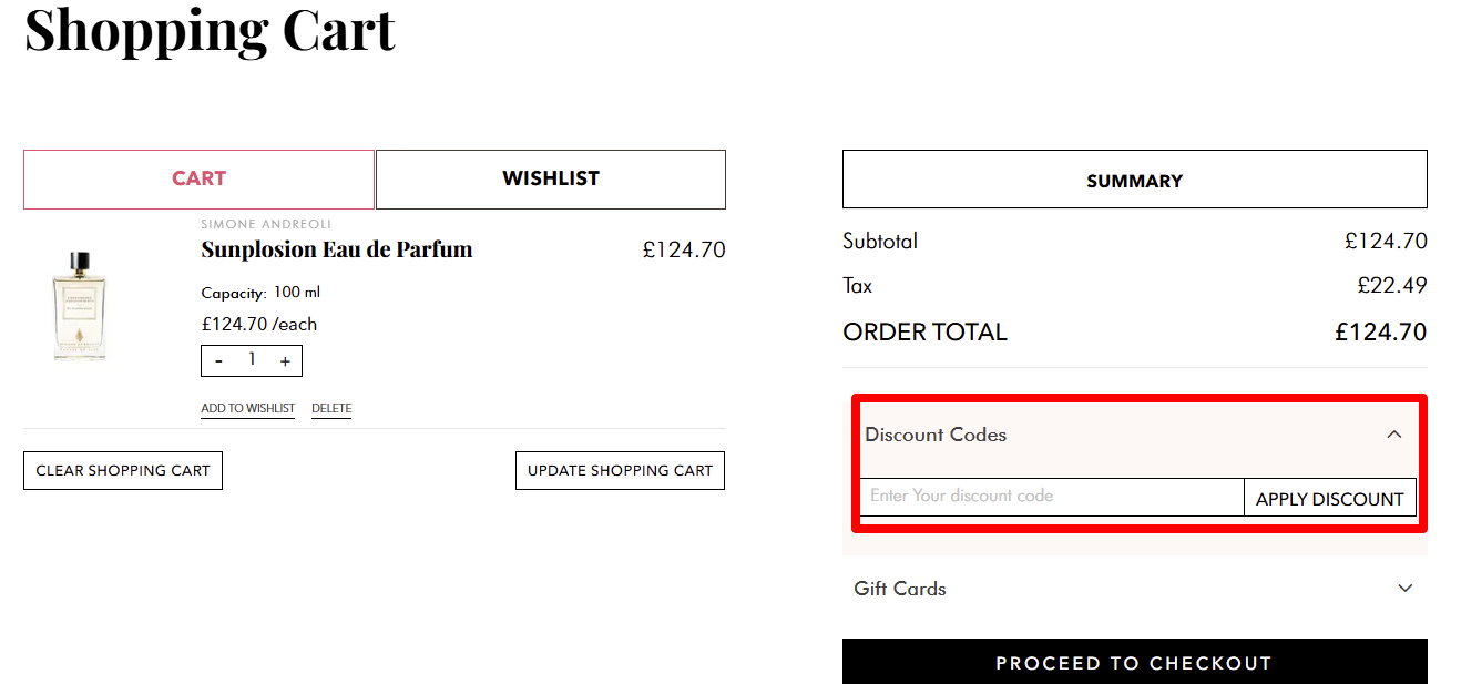 Paste your code and click on 'Apply' to redeem your discount
