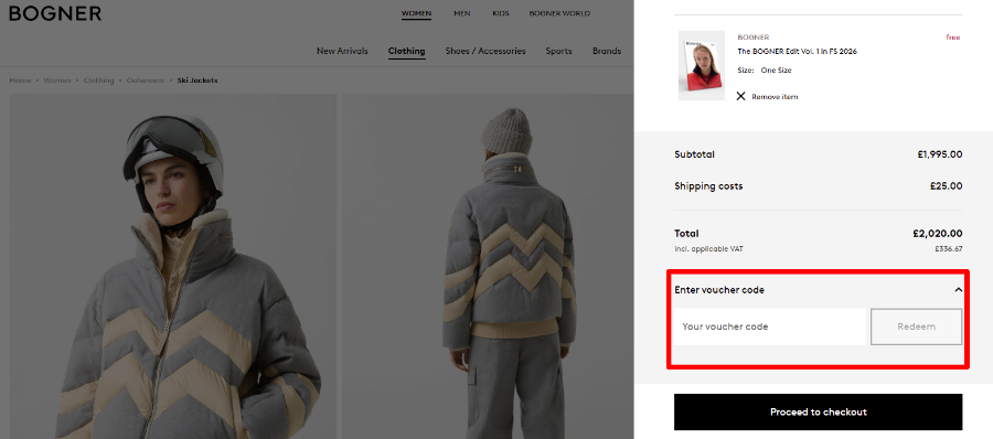 Paste your code to redeem your discount code