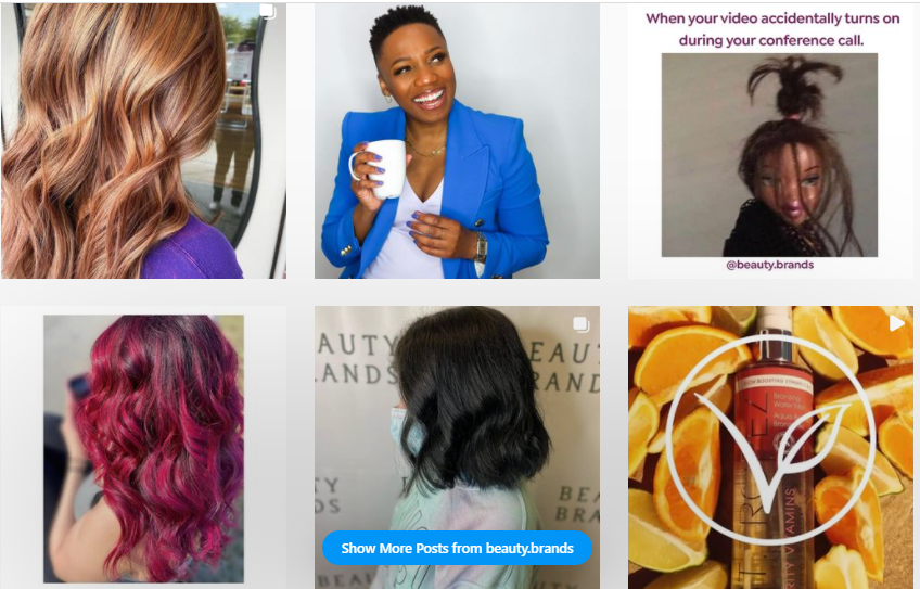 About beauty brands Homepage