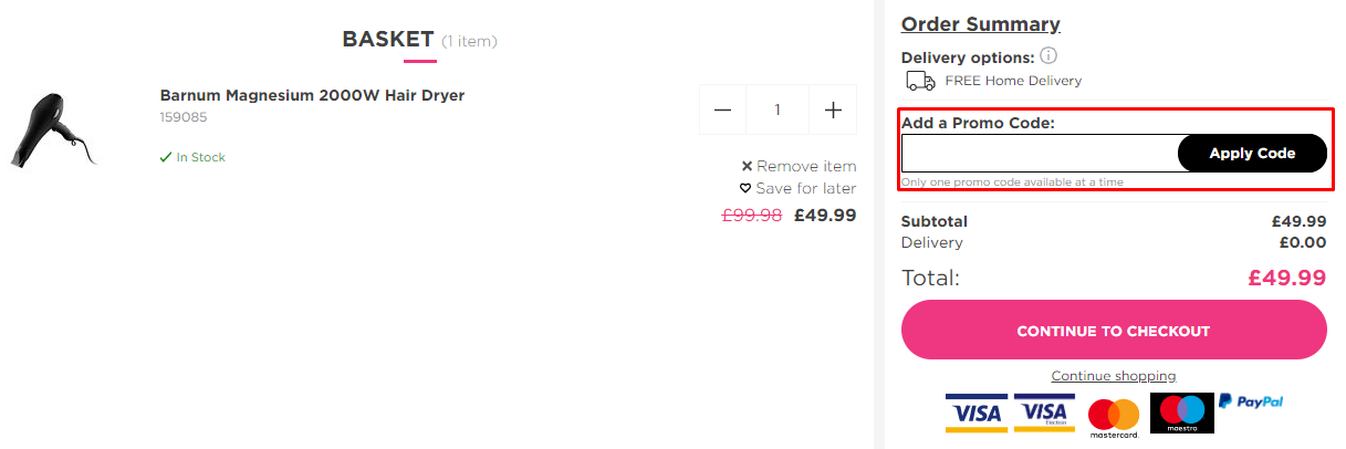How do I use my Sally Beauty promo code?