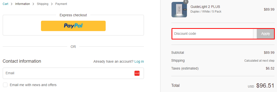 How do I use my Snap Power discount code?