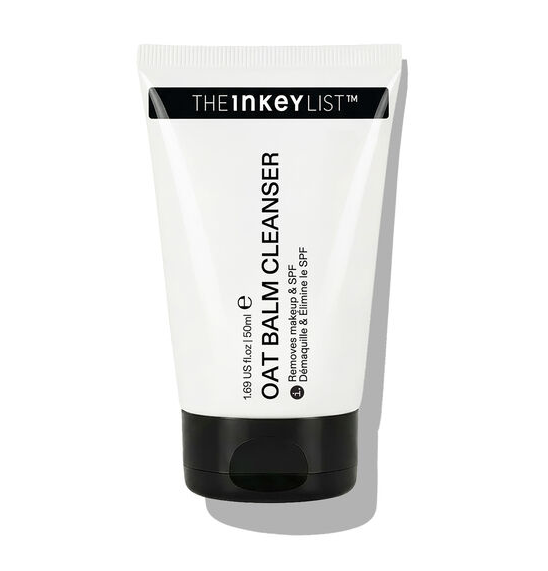 Basic skincare routine: A tube of the INKEY List Oat Balm Cleanser