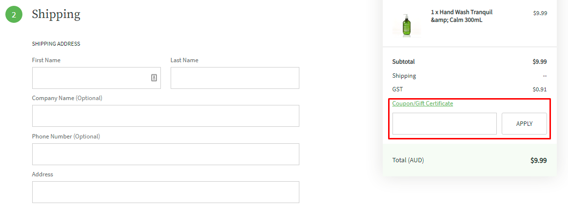 How do I use my Oil Garden coupon code?