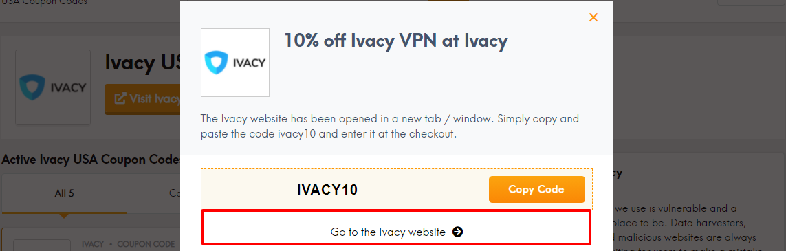Ivacy coup lc usa