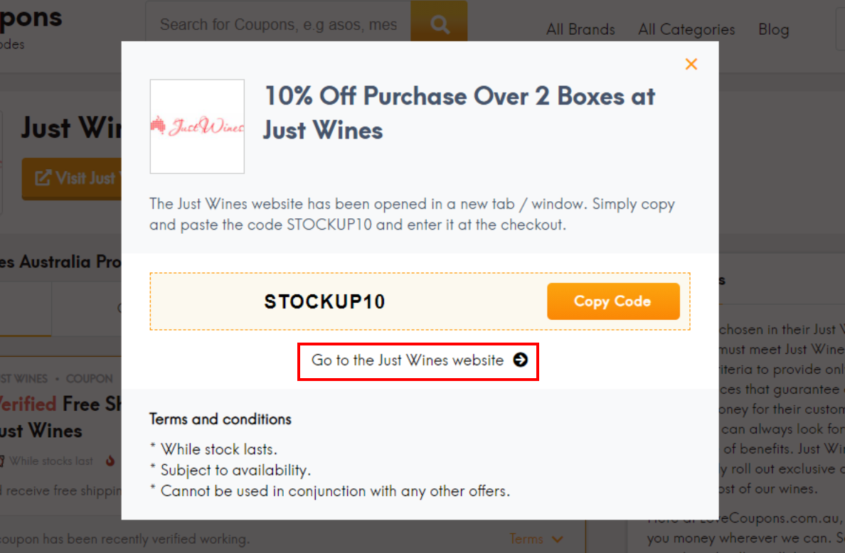 Just Wines Coupon and Promo Codes May 2024