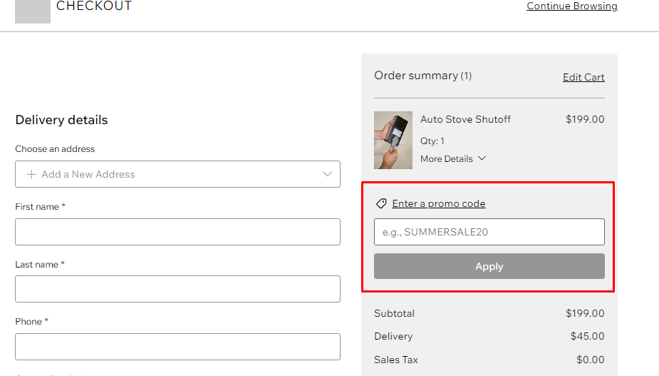 How do I use my FireAvert promo code?