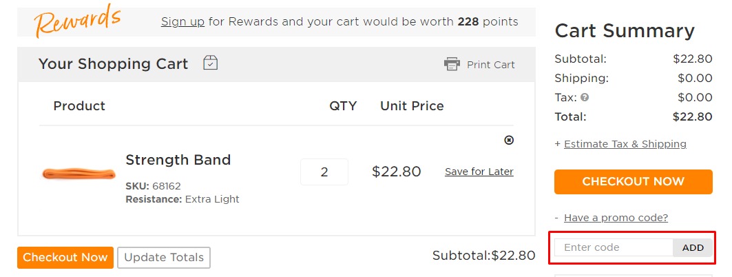 How do I use my Power System promo code?
