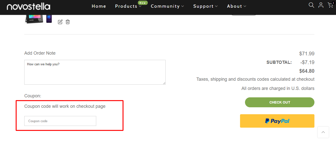 How do I use my novostella promotional code?