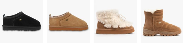 image showing some Just Sheepskin products