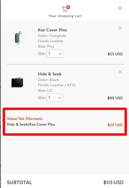 Your discount will apply automatically