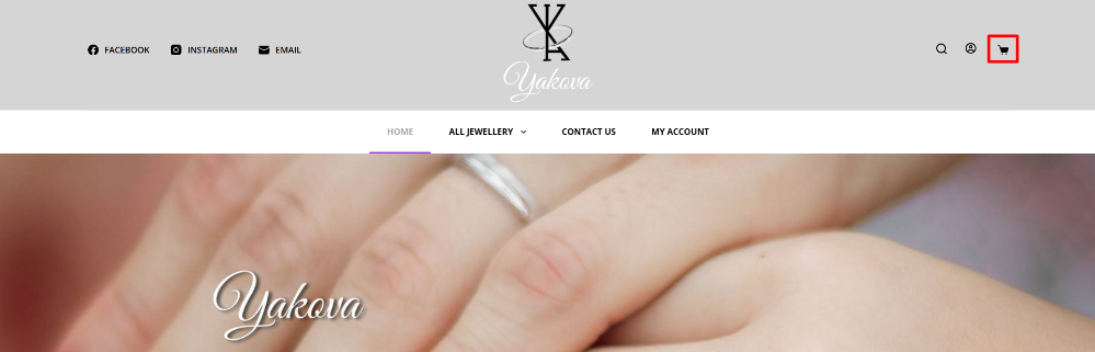 The Yakova shopping page