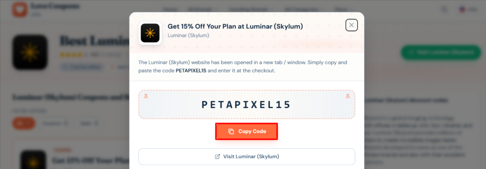 Choosing a {band} discount code on Love Coupons