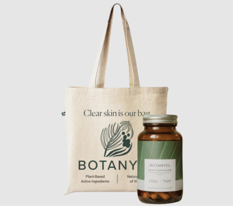 SkinClear Elixir starter kit displayed on a white background