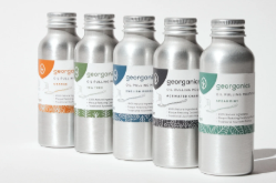 Georganics gum care products on a white background
