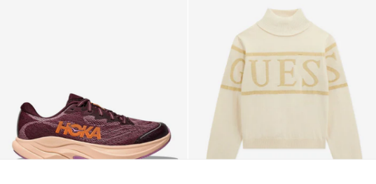 hoka and guess shoes and clothing for children from Childsplay Clothing store