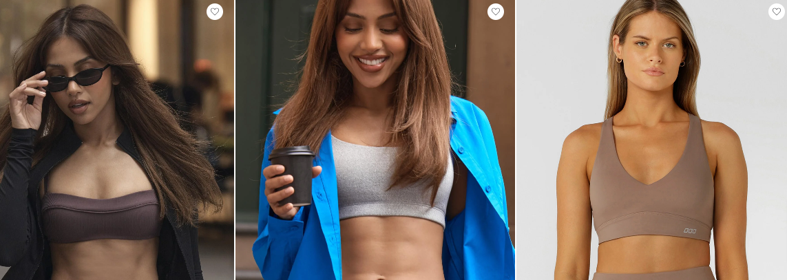 Lorna Jane sports bras that offer comfort and support that are stylish